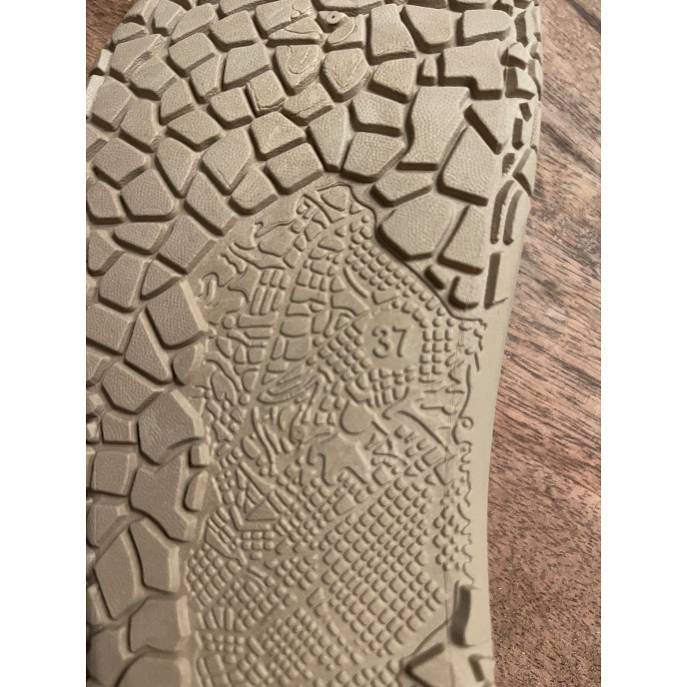 Hola Camel Graffiti Print Knit Slip On Barefoot Sneakers Multi Color Size 37 - Picture 8 of 9